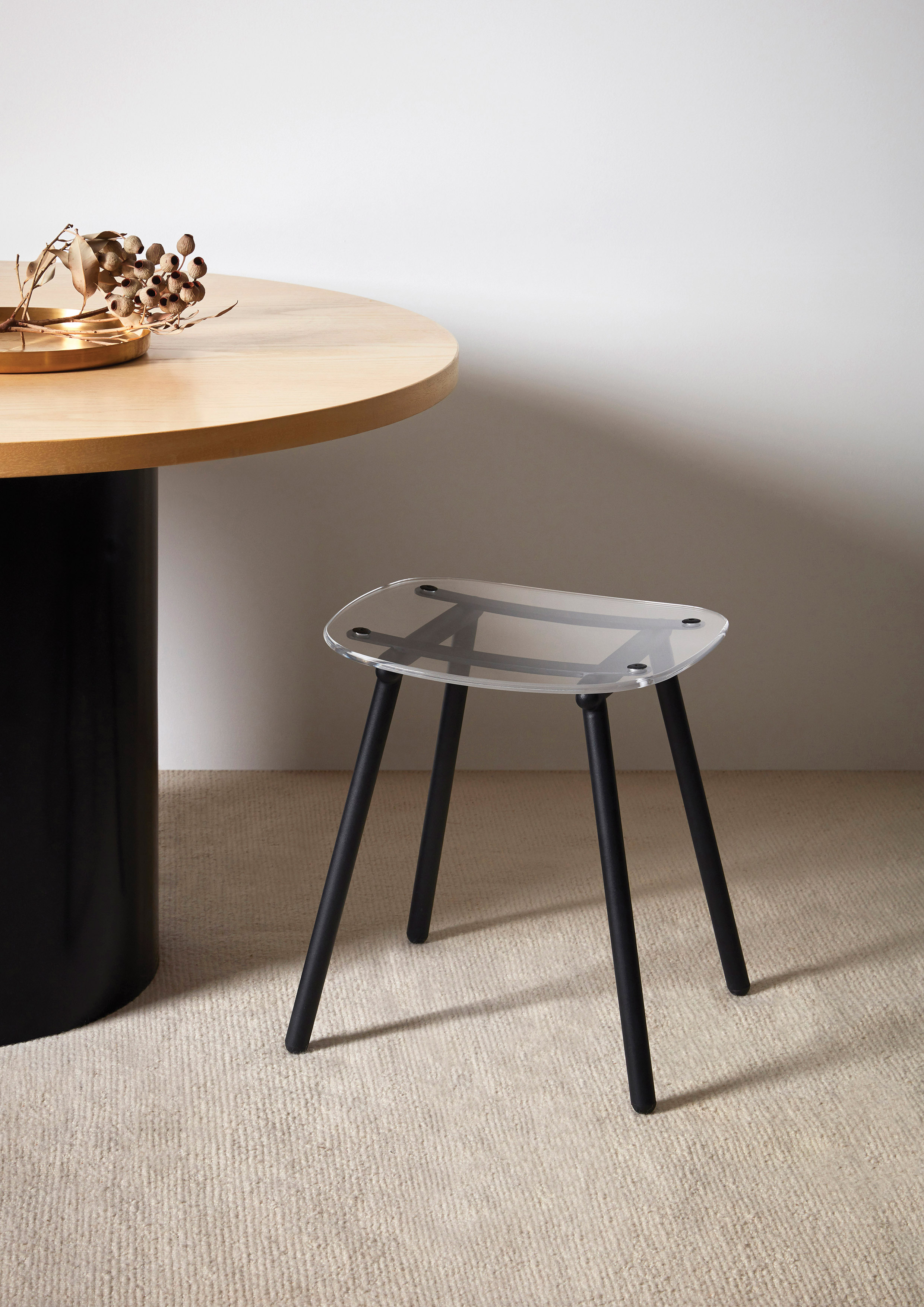 Glass Stool
