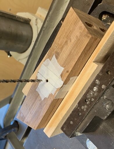 Arc frame assembly on the bench