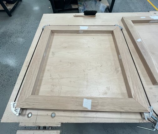 Frame during glue up
