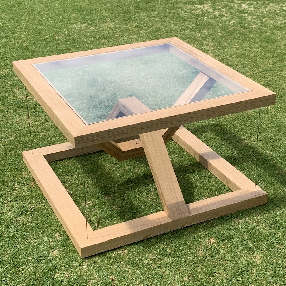 Early CAD concept render of the tensegrity table
