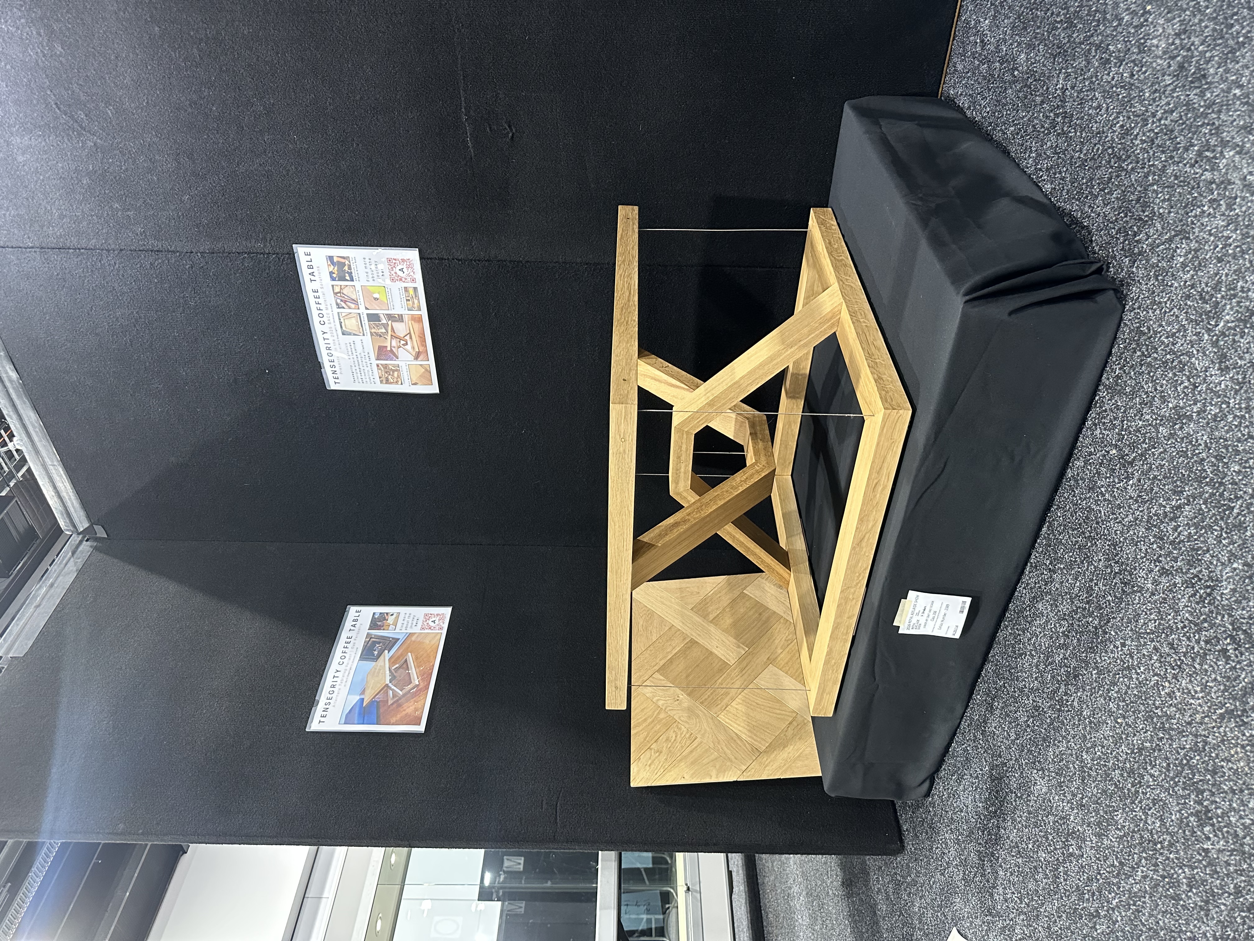 Tensegrity Coffee Table on display at the 2026 Royal Adelaide Show, Duncan Pavilion